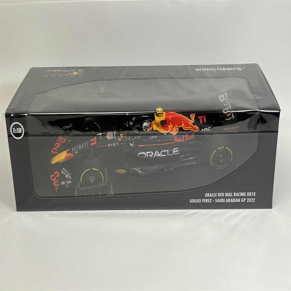 image 1 of Sergio Perez Red Bull Racing RB18 Saudi Arabian GP 2022 1:18 Minichamps 110220011