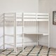 image 2 of Vida Designs Sydney Bunk Bed With Desk, 3ft Single Bed, White, 90 x 190cm