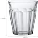 image 2 of Duralex Picardie Water Glass without Filling Mark, 360ml, Pack of 6 | Multi