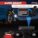 image 2 of Dyzi Bike Bicycle Light Set USB Rechargeable 4 Modes with Daylight Sensor By DYZI