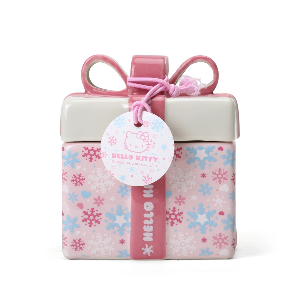 image 1 of Hello Kitty Present Shaped Candle - Berry Trifle