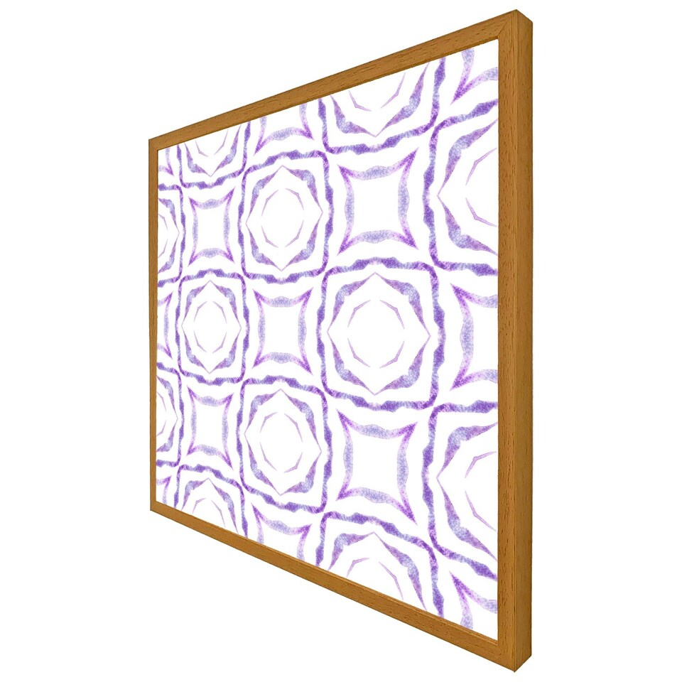 image 1 of Purple brilliant boho (Picture Frame) Black | XS