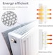 image 3 of Radiator Foil Insulation Roll Reflector Panels - Energy Saving Radiator Heat Deflector for Home Heating | Silver | 1m x 25m - Roll | 1