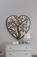 image 1 of The Kirkby - Rustic Metal Heart Shaped Decorative Wall Mirror 28" X 28" (70CM X 70CM) | Multi