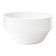 image 1 of Bormioli Rocco White Moon Glass Serving Bowls - 27cm - Pack of 6 White