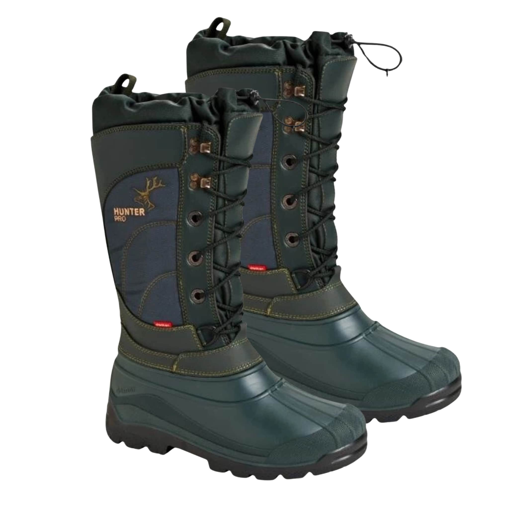 Hunter Pro Men's Winter Boots Wool Lined Green Hunting Snow Boots EU48