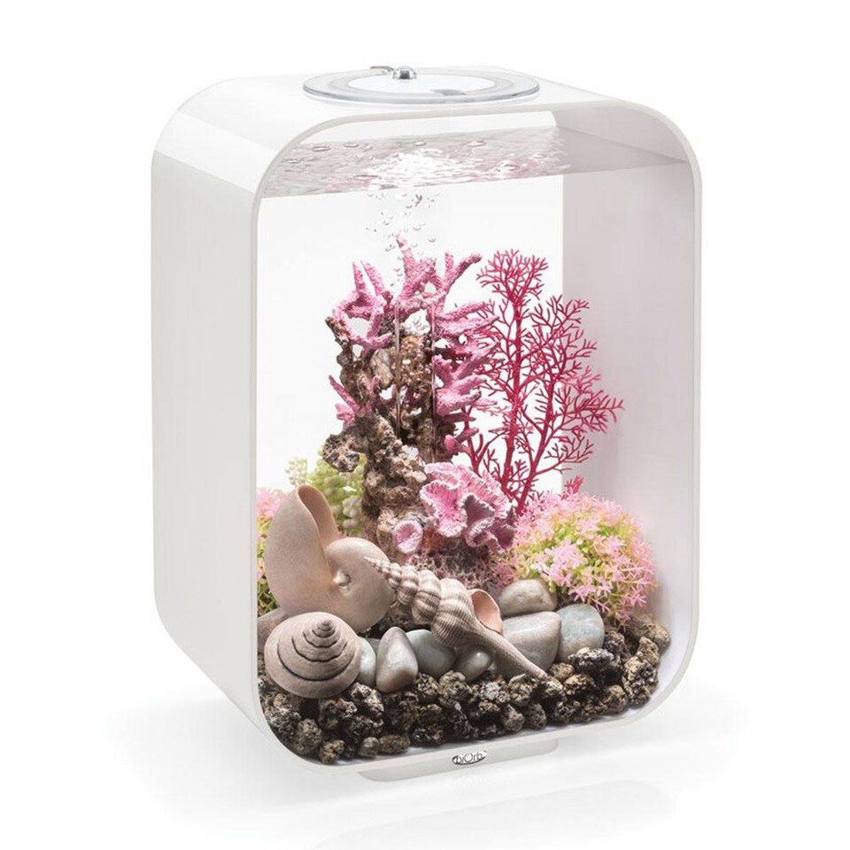 image 1 of BiOrb LIFE 15L White Aquarium Fish Tank with Multi Colour LED Lighting