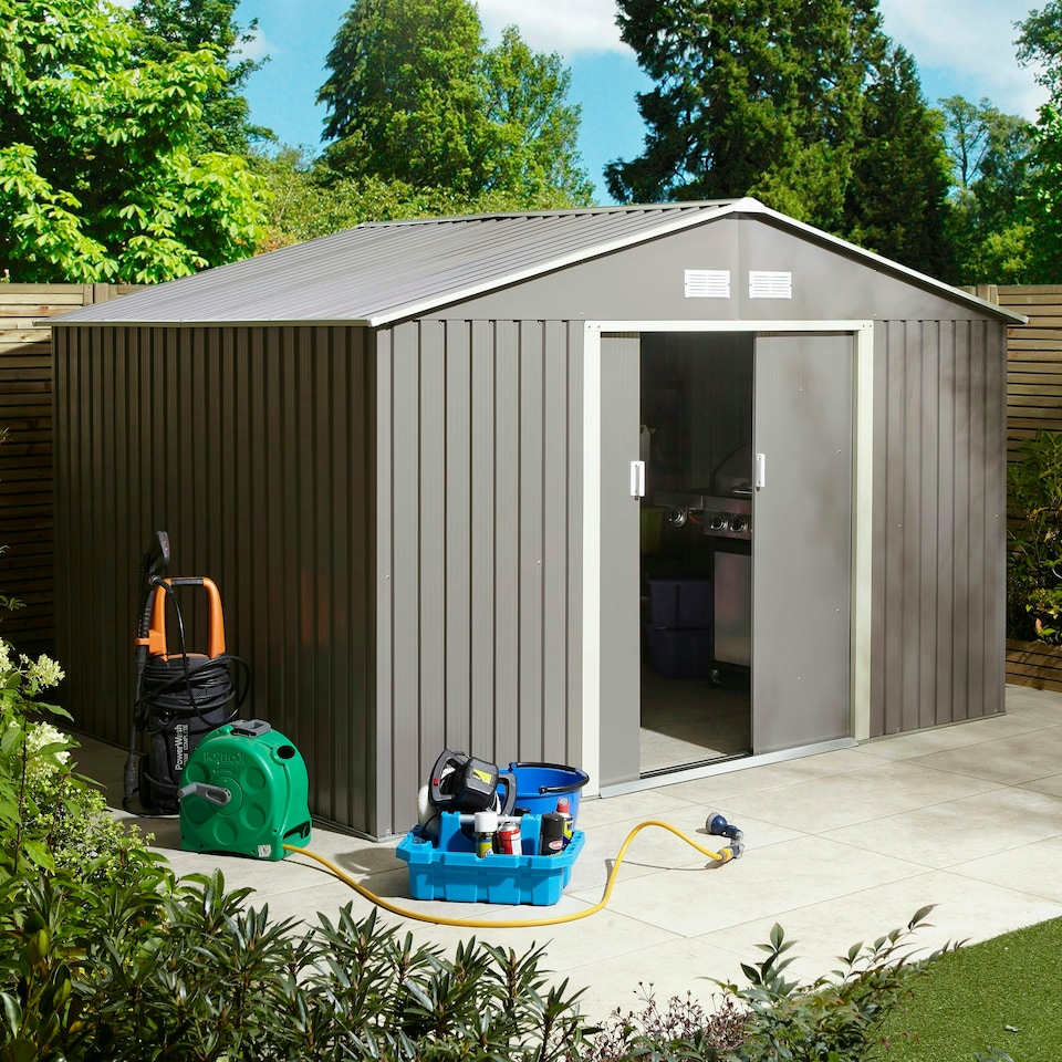 image 1 of Rowlinson Trentvale Metal Shed 10x8