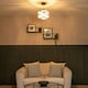 image 1 of ValueLights Hudson Metal Chrome Drum Ceiling Pendant Shade Multi