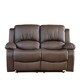 image 1 of Glendale 2 Seat Reclining Sofa - Brown