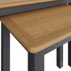 image 9 of Taberno Oak Nest Of 2 Tables Graphite Blue Blue