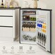 image 8 of HOMCOM 91L Freestanding Under Counter Fridge Silver Tone | Black | 84H x 47.5W x 44.2Dcm