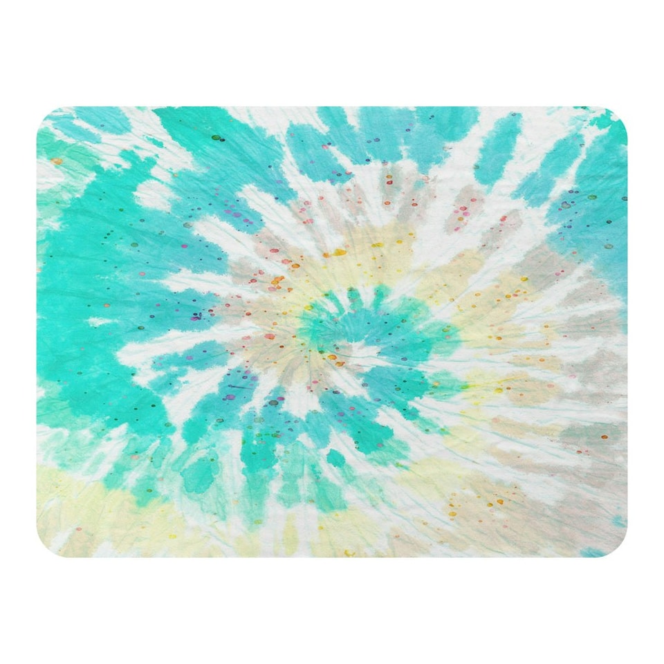 image 1 of Tie dye pattern shibori print (Blanket)