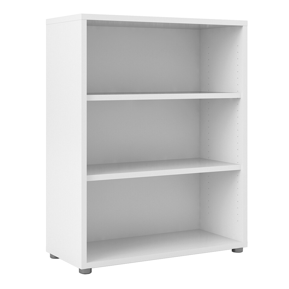 image 1 of Prima Bookcase 2 Shelves in White