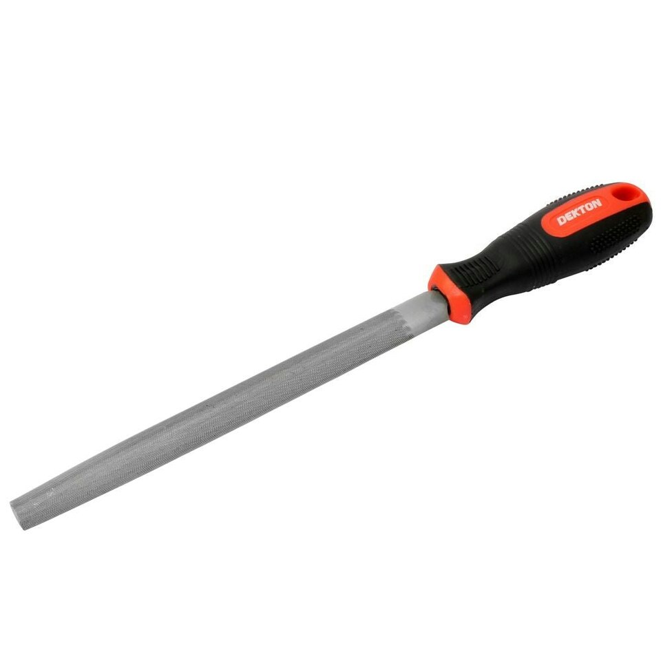 image 1 of Dekton High Quality Engineers Sure Grip Half Round Heavy Duty Metal File