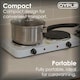 image 8 of Oypla 2.5Kw Electric Portable Kitchen Double Hot Plate