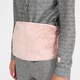 image 4 of OHS 1L Extra Long Hot Water Bottle & Soft Winter Warm Faux Fur Cover Body Wrap - Blush Pink