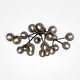 image 1 of Maytoni Dallas Modern 20 Light Globe Ceiling Light Matt Black, Smoky Shade, G9