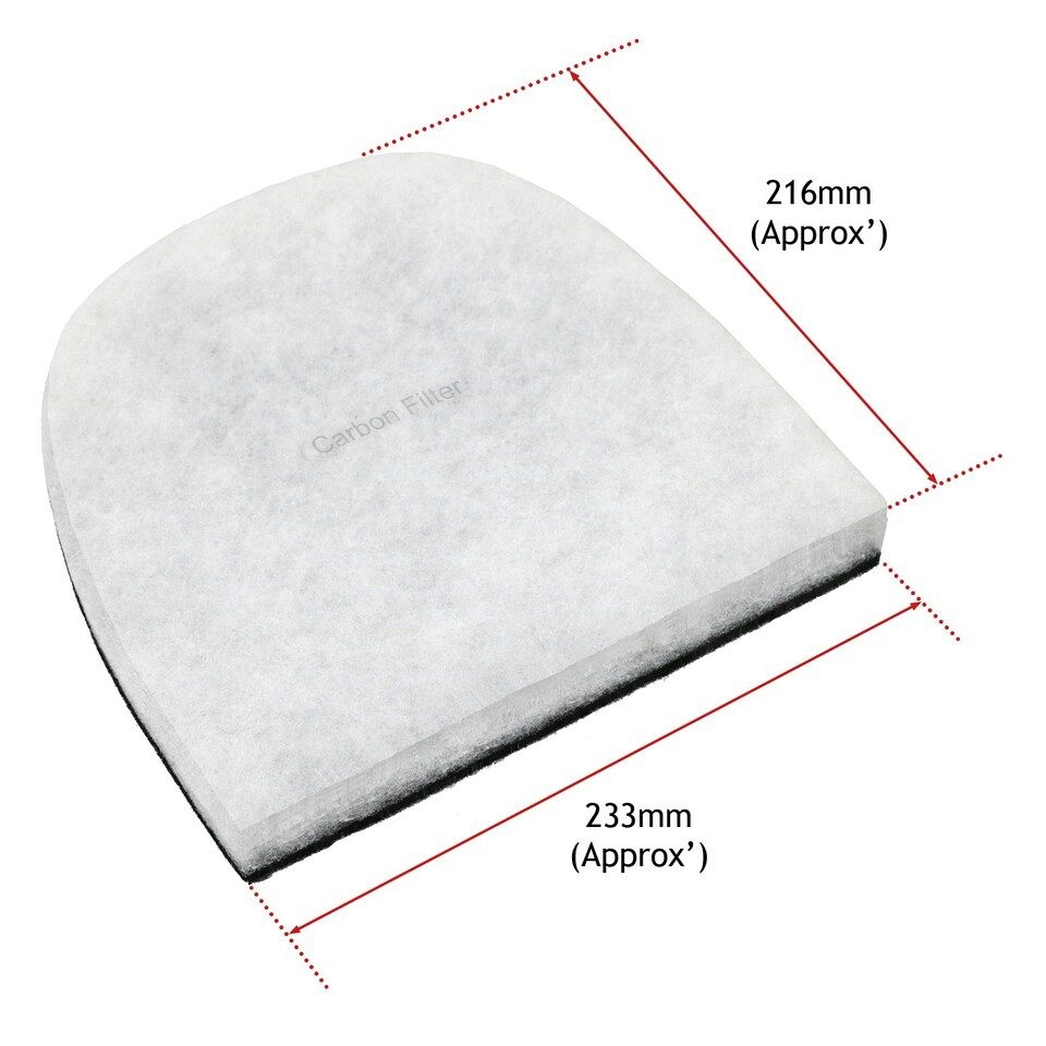 image 1 of Air Filter for EBAC Dehumidifier Purifier 2000 Series 2600e 2600ex 2650e  2800e 2800ex 2850e Powerdri (Pack of 2)