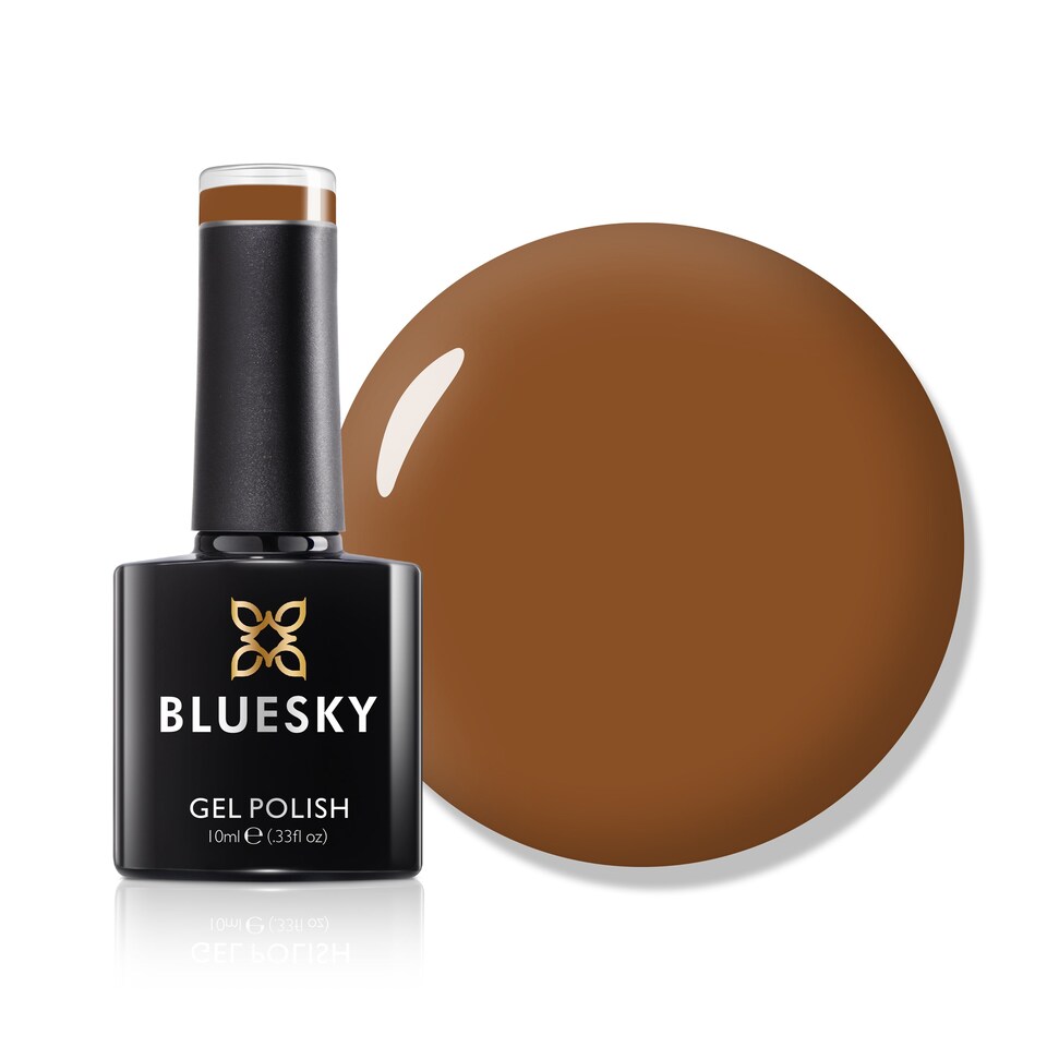 image 1 of Bluesky Brown Gel Polish - Sun-kissed Orange 10ml | Brown | Sun-Kissed Orange | 10[en_GB] milliliter