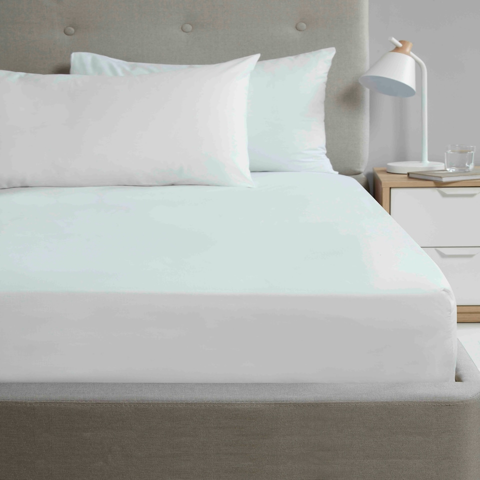 image 1 of So Soft Microfibre 180 Thread Count Sheet Set White | Double