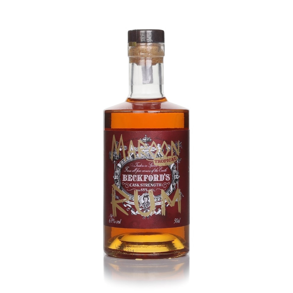 image 1 of Beckfords Maroon Cask Strength Tropical Rum | Clear