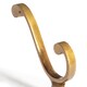 image 3 of Hammer & Tongs Square Back Hat & Coat Hook - W35mm x H105mm - Brass