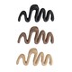 image 2 of Brushworks Wave Claw Clips - 3 Pack - Black Brown Beige | Multi | Black, Brown, Beige