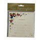 image 2 of 30th Foil Printed Birthday Party Invitations And Envelopes Pack Of 10