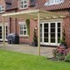 image 1 of Wall Mounted Box Pergola - L300 x W300 x H270 cm - Light Green