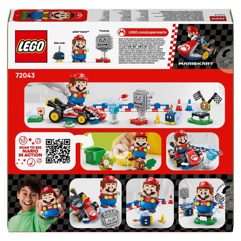 image 1 of Lego Super Mario: Mario Kart Interactive Lego Mario & Standard Kart