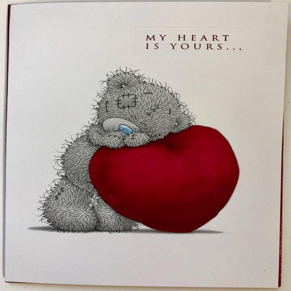image 1 of My Heart Is Yours Me to You Bear Valentine's Day Card