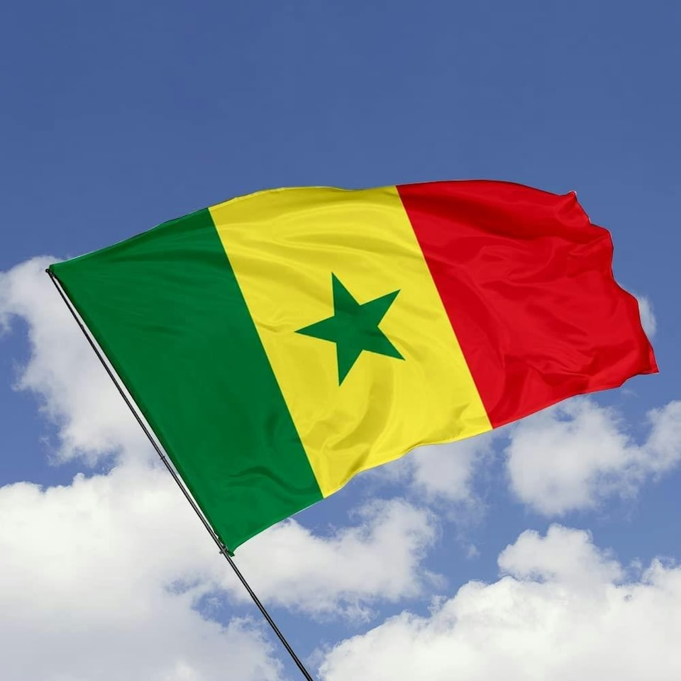 image 1 of Senegal Flag 5x3ft With Eyelets Multi