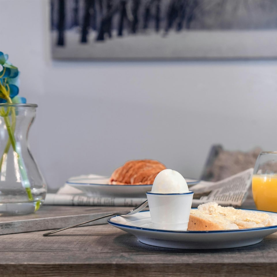 image 1 of Nicola Spring White Farmhouse Side Plates - 16cm - Pack of 6 White