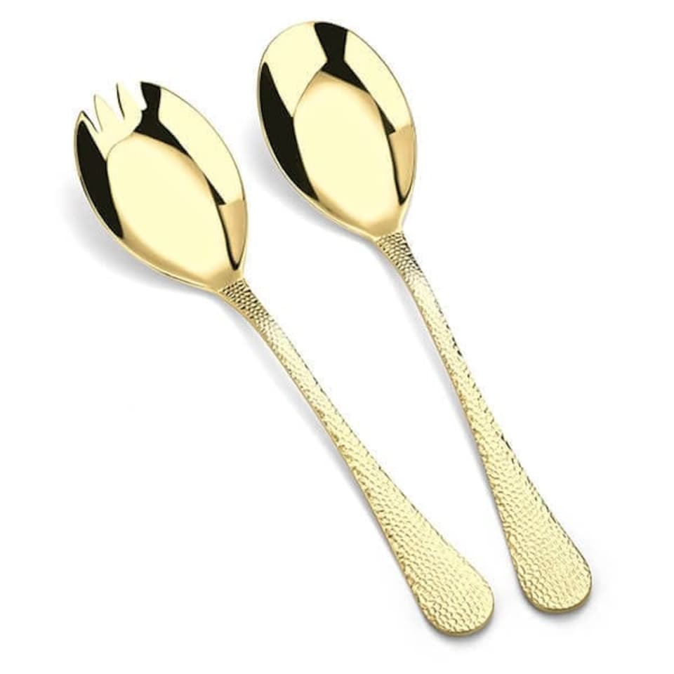 image 1 of Arthur Price Champagne Avalon Boxed Salad Serving Spoon & Fork