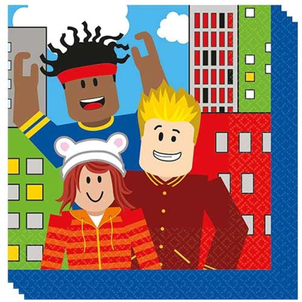 Party Town Luncheon Napkins 33cm 2ply - Pack of 16
