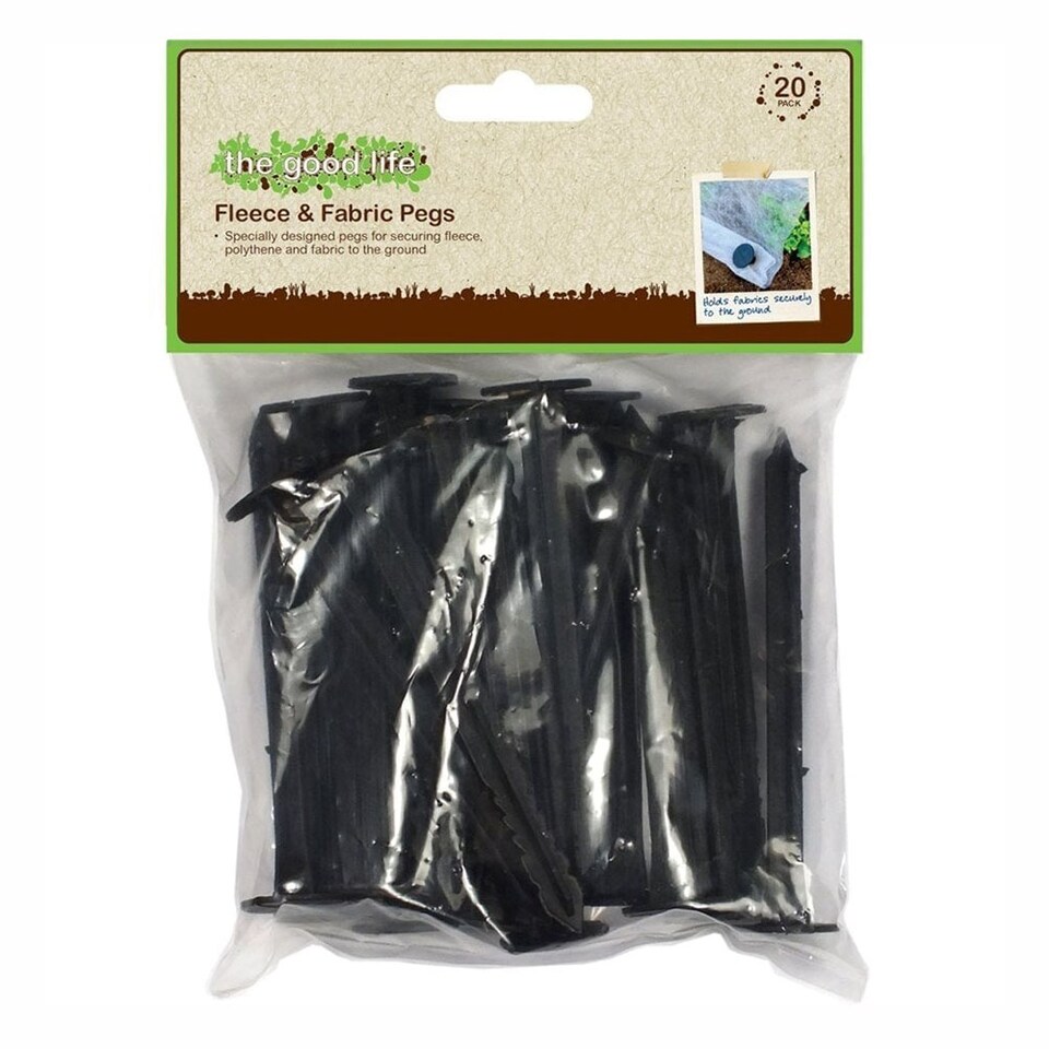 image 1 of Primrose Fleece & Fabric Securing Pegs | Black
