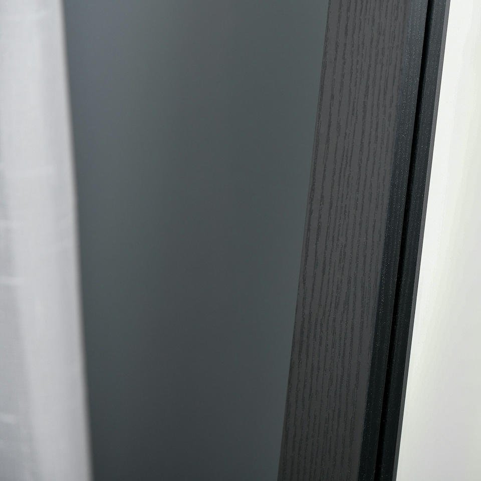 image 1 of HOMCOM Full Length Mirror, Floor Standing or Wall-Mounted Long Mirror, Black