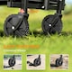image 6 of Outsunny 62L Festival Trolley, 120kg Heavy Duty Folding Trolley Cart, Grey