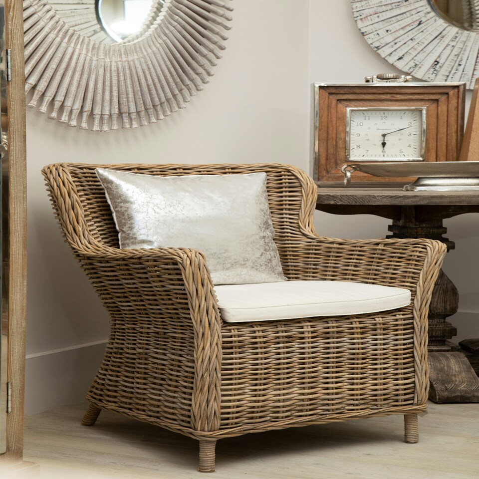 image 1 of Interiors by Premier Crush Leather Effect Silver Cushion Silver