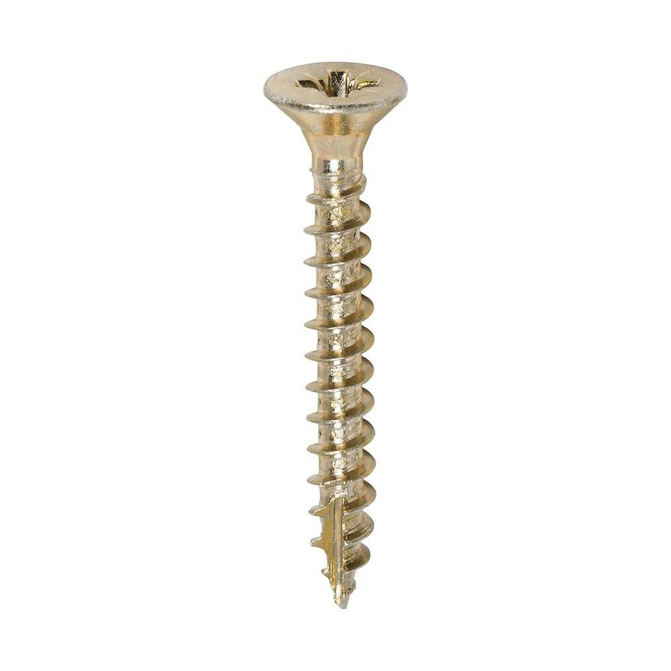 image 1 of Timco - Classic Multi-Purpose Screws - PZ - Double Countersunk - Yellow (Size 4.5 x 35 - 200 Pieces)