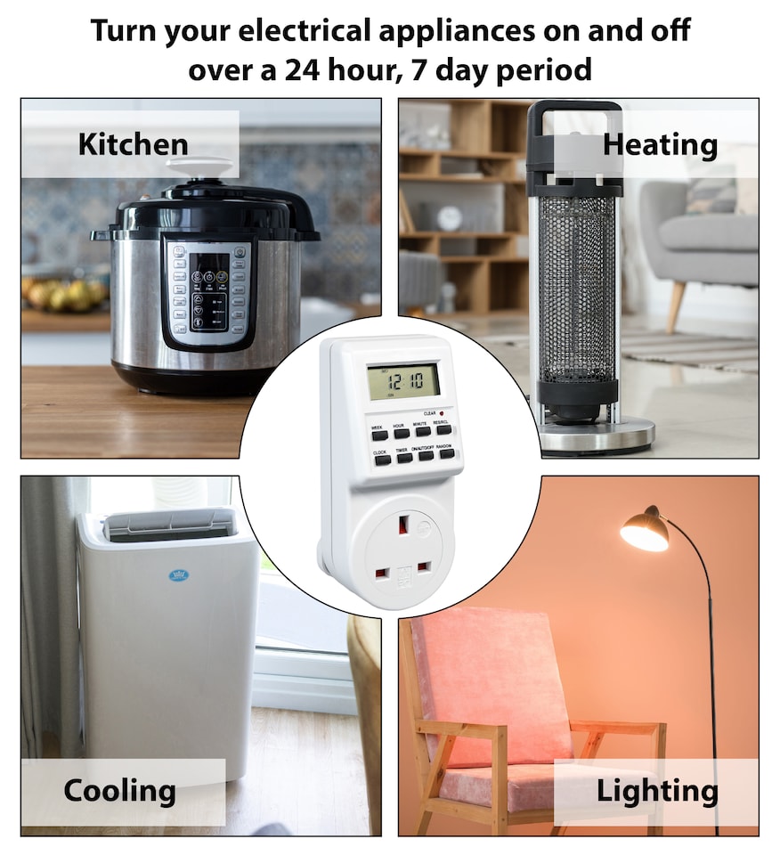 image 1 of Eagle Plug-In Programmable Digital Timer