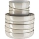 image 9 of Dinner Set Mare in Glazed Stoneware for 6 People, Microwave- and Dishwasher-Safe | Grey | grey | 1