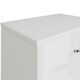 image 8 of FWStyle Chilton 3 Drawer Chest Of Drawers - White Gloss Front
