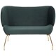 image 3 of Kolding 2 Seat Green Sofa Green