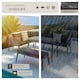 image 7 of Rattan lounge set with aluminum frame, Pula