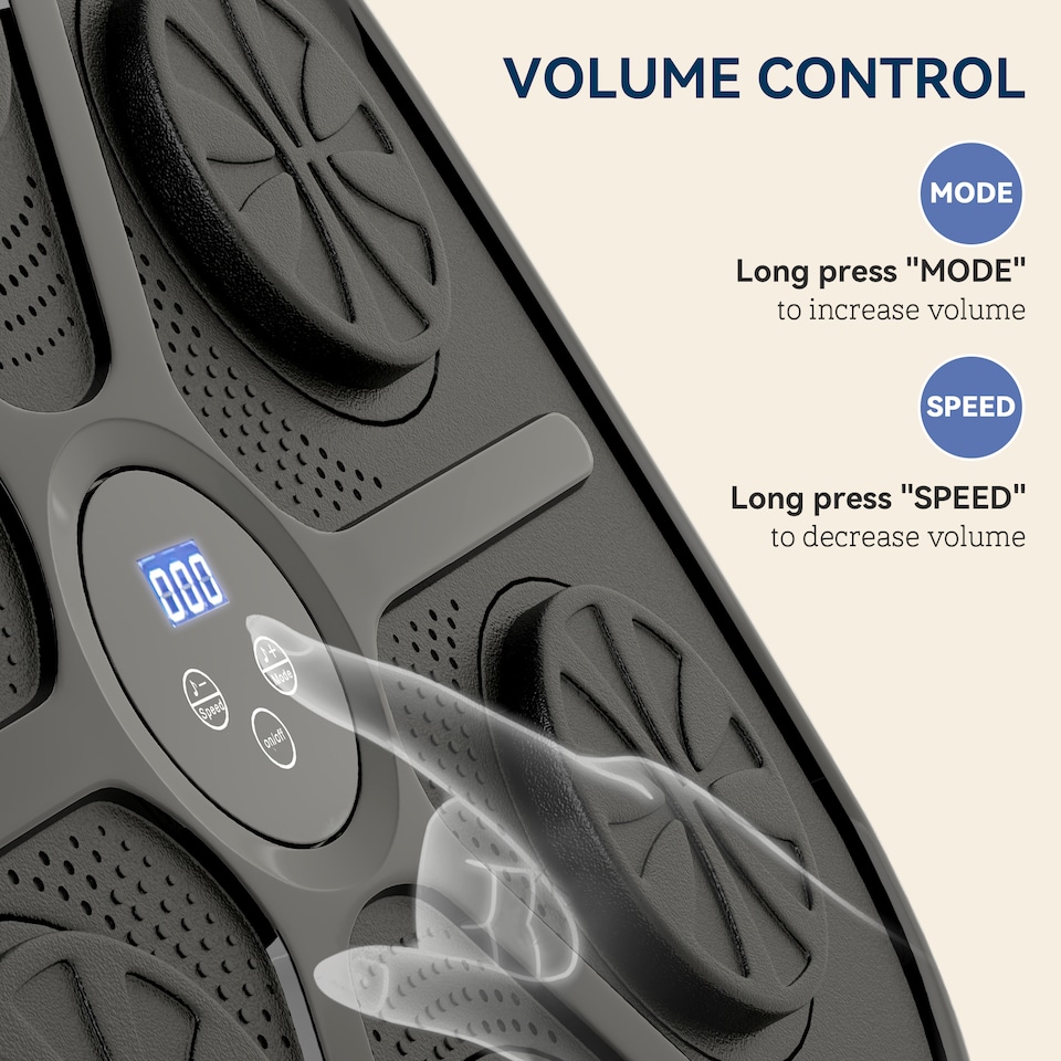 image 1 of SPORTNOW Smart Bluetooth Boxing Machine Wall Mounted with 9 Speeds & Modes