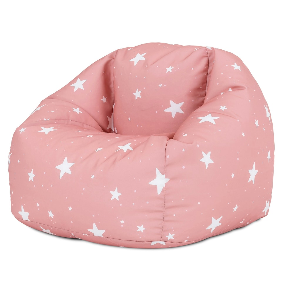 image 1 of icon Kids Starry Skies Bean Bag Chair Pink Childrens Bean Bags Pink