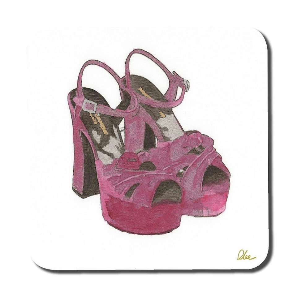 image 1 of Purple High Heels (Coaster)