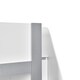 image 7 of Quince Bunk Bed - White and Silver -  Single (90cm)